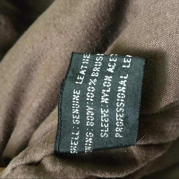 Savile Row Genuine Leather Men’s Brown Bomber Jacket Size Medium - Picture 7 of 7